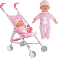 Single Stroller & Doll | Pink
