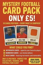 Mystery Football Card Pack X10 Guaranteed auto, Numbered Or Patch Inside