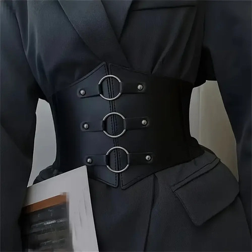 Gothic corset belt triple - corset,