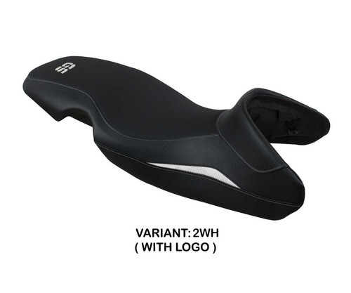 Seat saddle cover tauro white - seat,