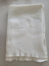 Bruin Vintage Pram Blanket Acrylic Cellular White 75x100cm Toys Babies R Us