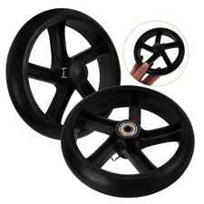 2 Pcs Push Cart Wheels Heavy