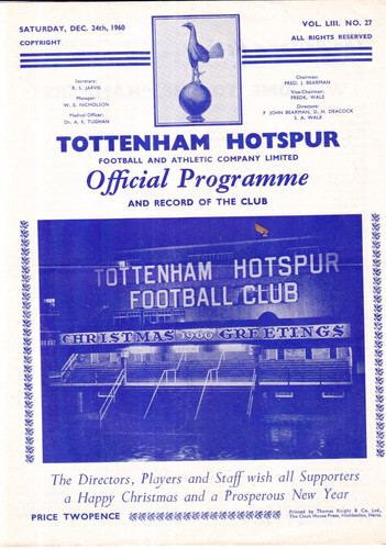 1960 1961 tottenham - ,