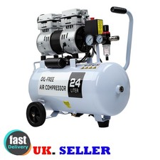 24 Litre Air Compressor For Inflator & Air Tools GEARZAAR 80 L/min 118 PSI 1HP