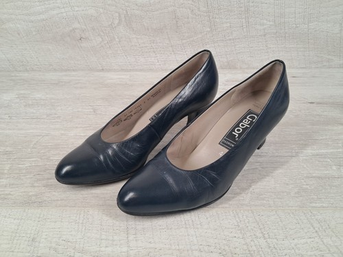 Gabor womens navy leather - womens,