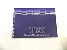 PORSCHE 911 1983 911SC OWNERS