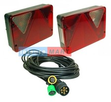 Erde 102, 122, 143 or 153 Trailer Replacement Lights, Cable and Plug Set