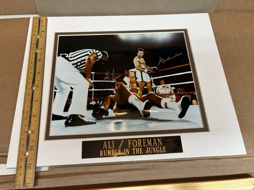 Joe frazier signed photo with - photo,