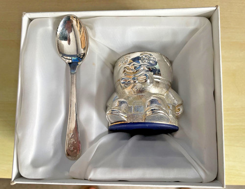 Silverplated humpty dumpty egg - dumpty,