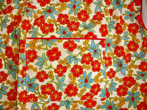 Vintage apron 50 s - 40's, /