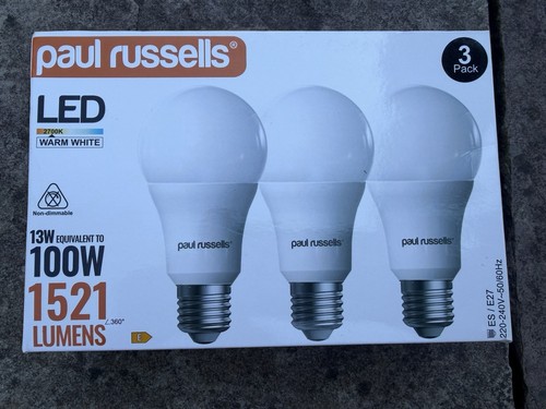Paul russells e27 edison screw - paul,