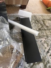 Bathroom Cabinet Mirrored Single Door Matt Black Metal Cabinet 630 mm 350mm