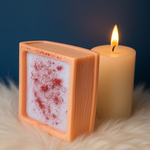 Book candle home decor - candle-,