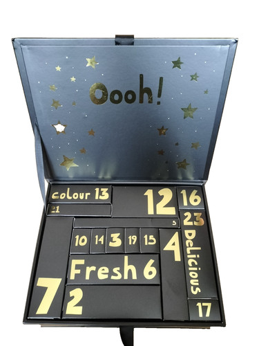Empty advent calendar with - m&s,