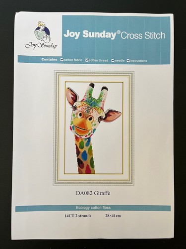 Cross stitch kit colourful - cross,