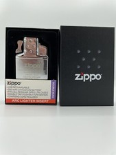 New Zippo Electric Arc Flame Box Windproof Flame Lighter Refillable Insert