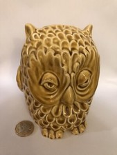 Sylvac Owl Money Box Yellow