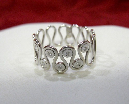 14k white gold floating - 14k,