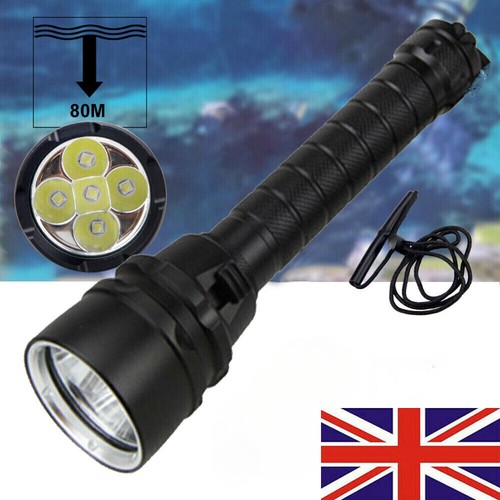 Underwater 100m scuba torch - underwater,