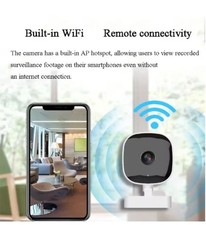HD 1080P Wireless WiFi CCTV Indoor Outdoor Mini IP Camera Home Security Cam UK
