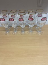 10 Stella Artois Chalice Pint Glasses