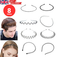 Black Metal Sports Hairbands