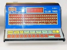 Club Trio 3-in-1 Bingo Machine EME Electronic Electric Gaming Equipment Working