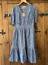 Boden Anna Linen Dress 14L
