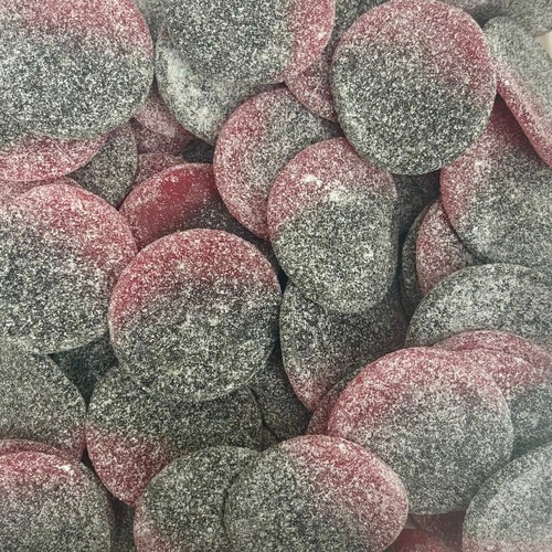 Raspberry liquorice sunsets - liquorice,