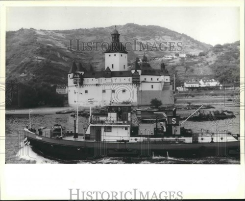 1979 press photo work - work, boat