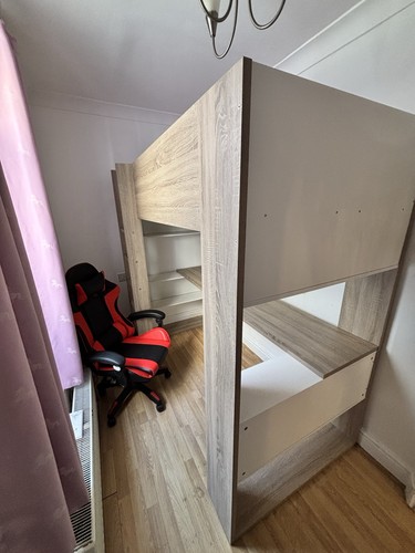 Wooden kids loft bed with - wooden,