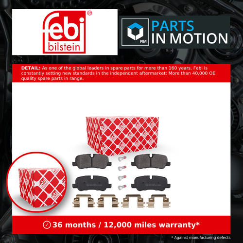Brake pads set fits range - pads,