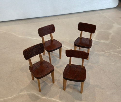 Dolls house furniture - dolls,