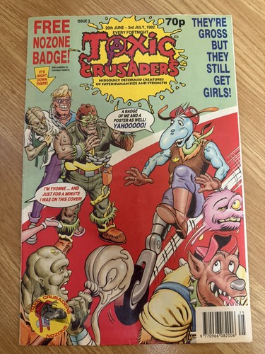 Toxic crusaders comic issue - uk,