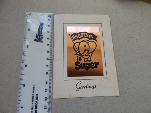 Rhodesia super cooper badge - rhodesia,