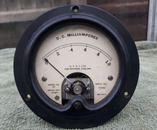 VINTAGE MILLIAMP PANEL METER
