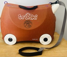 Gruffalo Trunki Kids Ride On Hard Suitcase + Pull Along Strap & Internal Straps