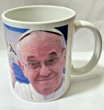 Pope Francis Vatican Italy Coffee/ Tea Mug Vaticana Papa Francesco Never Used