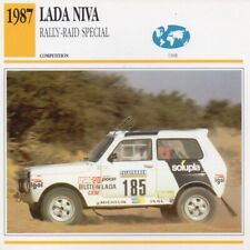 1987 LADA NIVA Rally-Raid Special Racing Classic Car Photo/Info Maxi Card