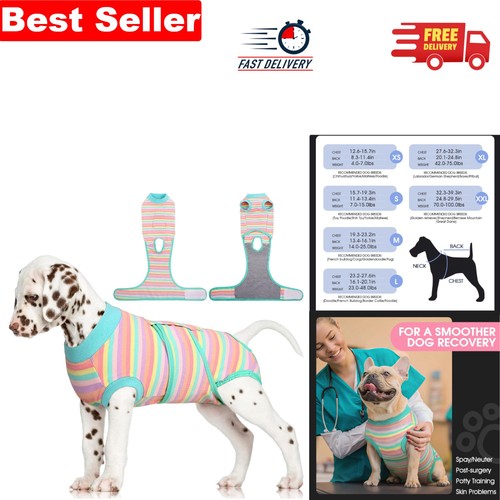 Breathable dog recovery suit - breathable,