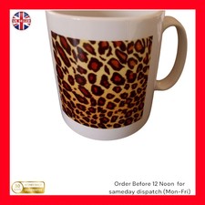 Leopard Print Ceramic Mug