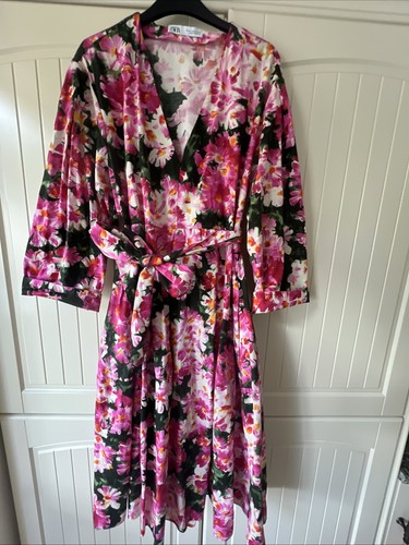 Zara floral dress eur - zara, xl