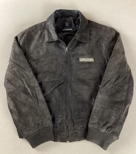 Vintage Leather Bomber Jacket