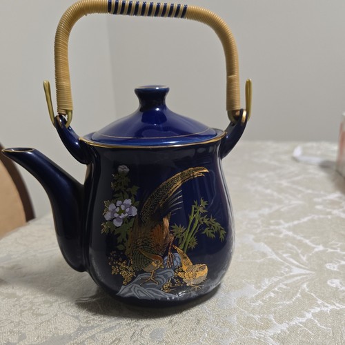 Vintage asian cobalt blue - cobalt,