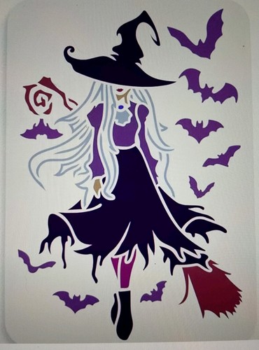 Witch modern bats - a4, &