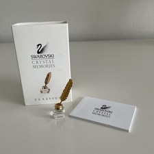 Swarovski Crystal Memories Miniature Inkwell and Quill Pen Boxed