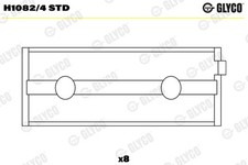 GLYCO H1082/4 STD Crankshaft
