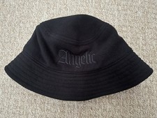 Black Bucket Hat goth/