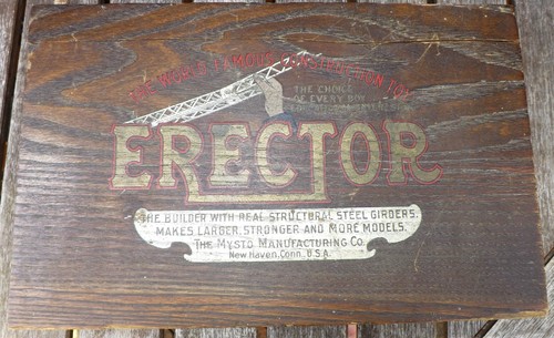 Antique erector set - erector,