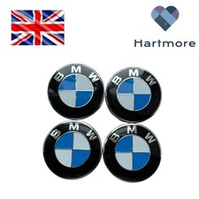 Set of 4 BMW Wheel Centre Caps 68mm - 1 3 5 7 Series, X5 X6 M & Z Series